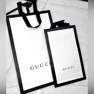 Bundle of two Gucci empty bags